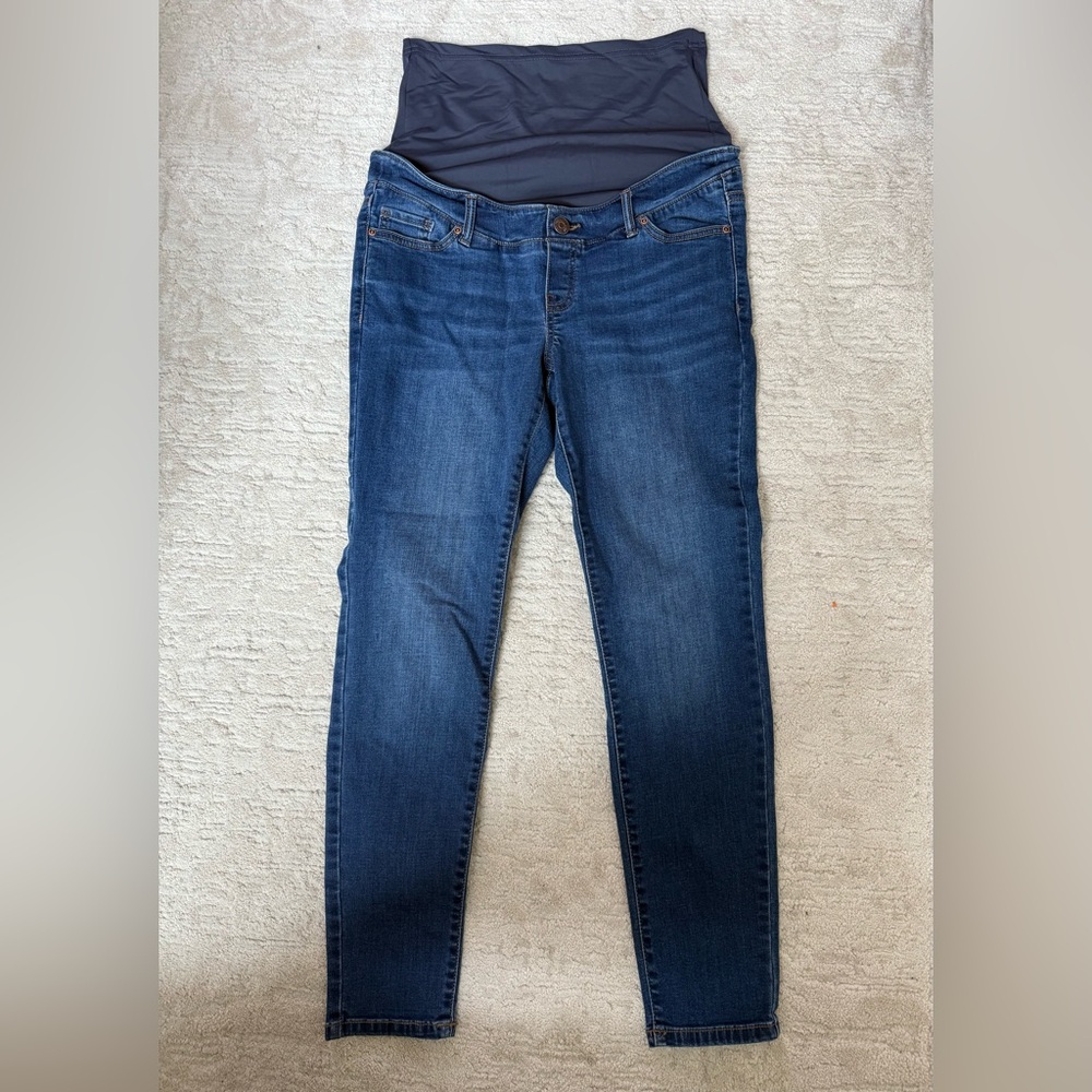 Thyme Maternity Dark Blue Skinny Jeans
